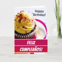 Spanische Geburtstagskarte Tarjeta de Cumpleaños
