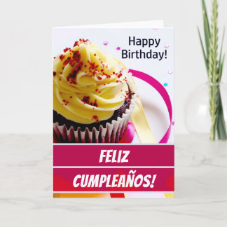 Spanische Geburtstagskarte Tarjeta de Cumpleaños Karte