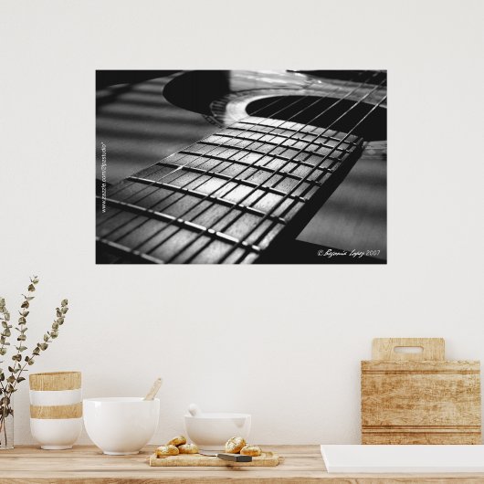 Spanische Gitarre 01 Poster (Küche)