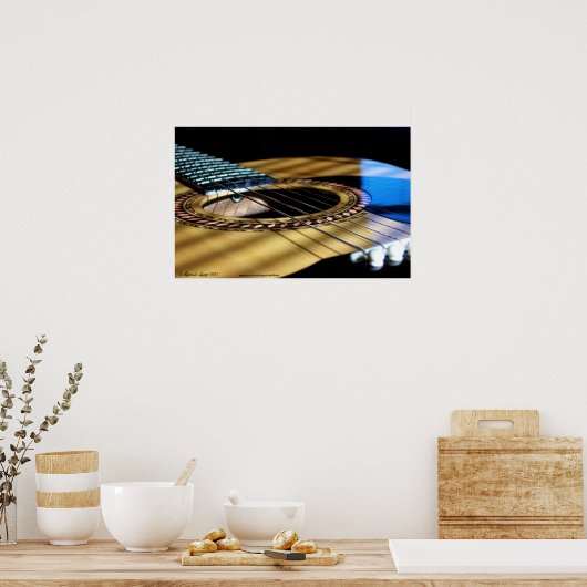 Spanische Gitarre 02 Poster (Küche)