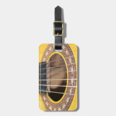 Spanische Gitarre Gepäckanhänger (Vorderseite vertikal)