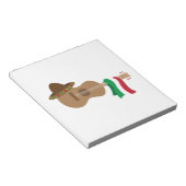 Spanische Gitarre Notizblock (angewinkelt)