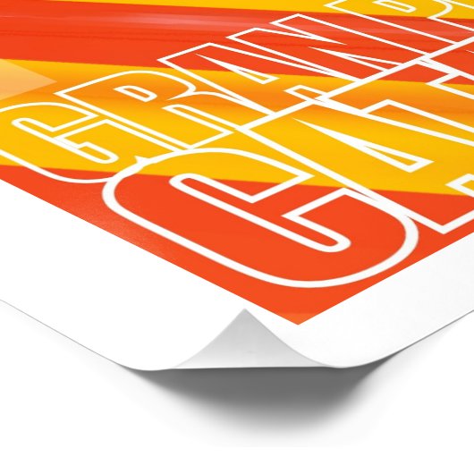 Spanische GP-Poster-Kunst von Murraymoto Poster (Ecke)