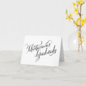 Spanische Grad-Karte | Felicitaciones Graduado Karte (Gelbe Blume)