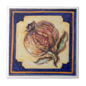 Spanische Granatapfel Fliese (Vorderseite)