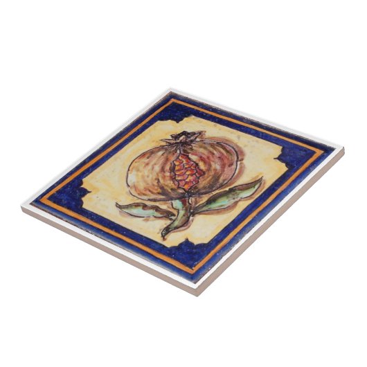 Spanische Granatapfel Fliese (Seite)