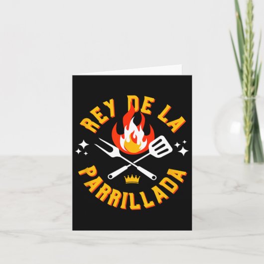 Spanische Grillen Rbeque Grill Karte (Vorderseite)