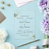 Spanische Grüne Einladung zur Hochzeit (In Situ (Hochzeit))