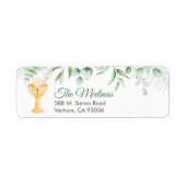 Spanische Grüne Erste Kommunion Rücksendeadresse (Vorne)