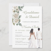 Spanische Grüne Hochzeit Einladung (Vorderseite)