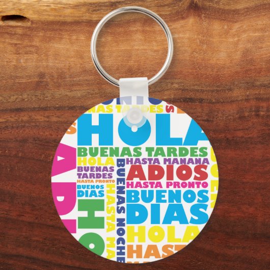 Spanische Grüße Schlüsselanhänger (Vorderseite)