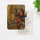 Spanische Guadalupe Mary Begräbniskarte (Schreibtisch)