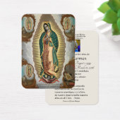 Spanische Guadalupe Mary Begräbniskarte (Schreibtisch)
