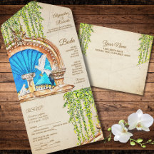 Spanische handgemalte Wasserfarbe Altes Mexiko Hoc