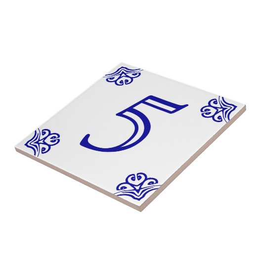 Spanische Hausnummer-Fliese Fliese (Seite)