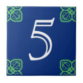 Spanische Hausnummer Tile Fliese (Vorderseite)