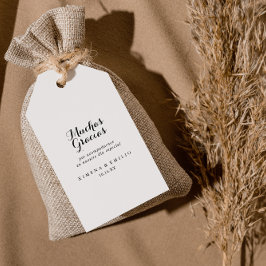 Spanische Hochzeit Danke Geschenkanhänger