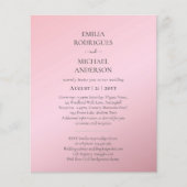 Spanische Hochzeit Einladung BILINGUAL Nuestra Bod (Vorderseite)