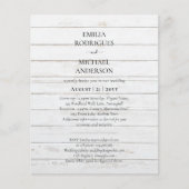 Spanische Hochzeit Einladung BILINGUAL Nuestra Bod (Vorderseite)