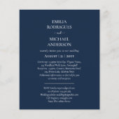 Spanische Hochzeit Einladung BILINGUAL Nuestra Bod (Vorderseite)
