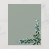 Spanische Hochzeit Nuestra Boda UAWG Eukalyptus (Rückseite)