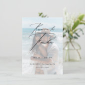 Spanische Hochzeit | Reserva La Fecha Foto Overlay Save The Date (Stehend Vorderseite)