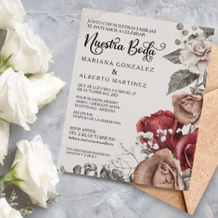 Spanische Hochzeit Rose Nuestra Boda UAWG Budget