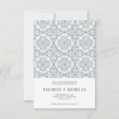 Spanische Hochzeit speichern das Datum Save The Date (Vorderseite)