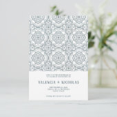 Spanische Hochzeit speichern das Datum Save The Date (Stehend Vorderseite)