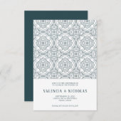 Spanische Hochzeit speichern das Datum Save The Date (Vorne/Hinten)