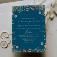 Spanische Hochzeit von Navy Boho Wildblume