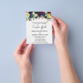 Spanische Hochzeit Weihnachten Winter Nuestra Boda Flyer (Gruppe)