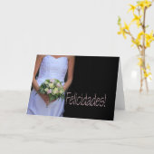 Spanische Hochzeiten Karte (Gelbe Blume)