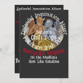 Spanische Inquisition Einladung (Vorne/Hinten)