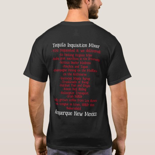 Spanische Inquisition T-Shirt (Rückseite)