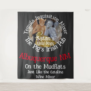 Spanische Inquisition Wein Mixer Catalina Albuquer Wandteppich