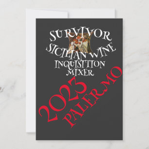 Spanische Inquisitions-Party-Abendessen-Wein-TShir Einladung