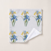 Spanische Iris von Pierre-Joseph Redouté Badhandtuch Set (Waschlappen)