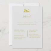 Spanische Iris von Pierre-Joseph Redouté Einladung (Rückseite)