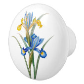 Spanische Iris von Pierre-Joseph Redouté Keramikknauf (Rechts)