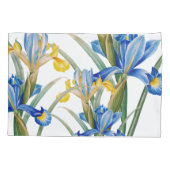 Spanische Iris von Pierre-Joseph Redouté Kissenbezug (Rückseite)