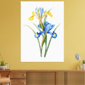 Spanische Iris von Pierre-Joseph Redouté Leinwanddruck (Insitu (Wohnzimmer))