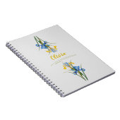 Spanische Iris von Pierre-Joseph Redouté Notizblock (Rechte Seite)