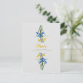 Spanische Iris von Pierre-Joseph Redouté Postkarte (Stehend Vorderseite)