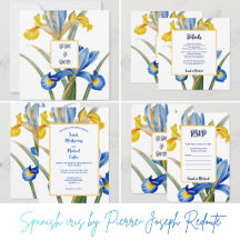 Spanische Iris von Pierre-Joseph Redouté