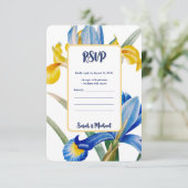 Spanische Iris von Pierre-Joseph Redouté Save The Date (Stehend Vorderseite)