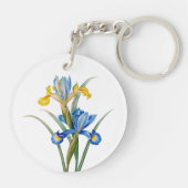 Spanische Iris von Pierre-Joseph Redouté Schlüsselanhänger (Rückseite)