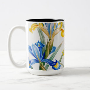Spanische Iris von Pierre-Joseph Redouté Zweifarbige Tasse