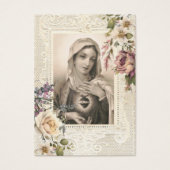 Spanische Jungfrau Mary Beerdigung Gedenkkarte (Vorderseite)