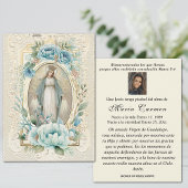 Spanische Jungfrau Mary Beerdigung Gedenkkarte